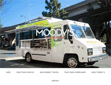 Tablet Screenshot of moodysfoodtrucks.com